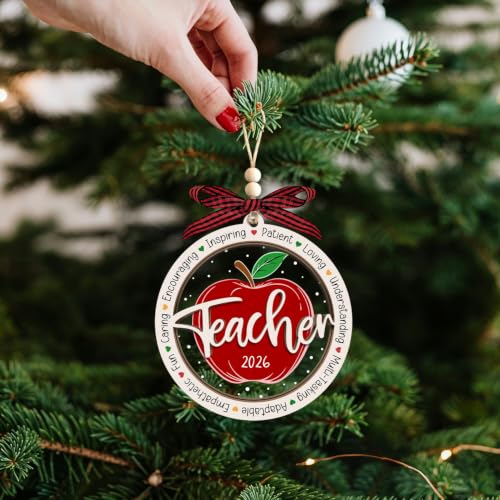 Image of Teacher Christmas Ornaments,Thank You Ornaments