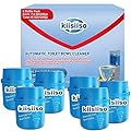 KIISIISO Toilet Bowl Cleaners 6 Bottles, Automatic Long-Lasting Toilet Bowl Cleaner Tablets in Bottle,for About 6 Months' Supply, Blue