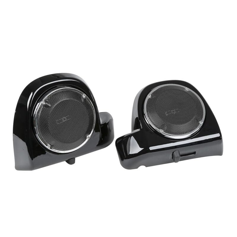 6.5" Lower Vented Fairing Speaker Pods Box Grills miniatura 5