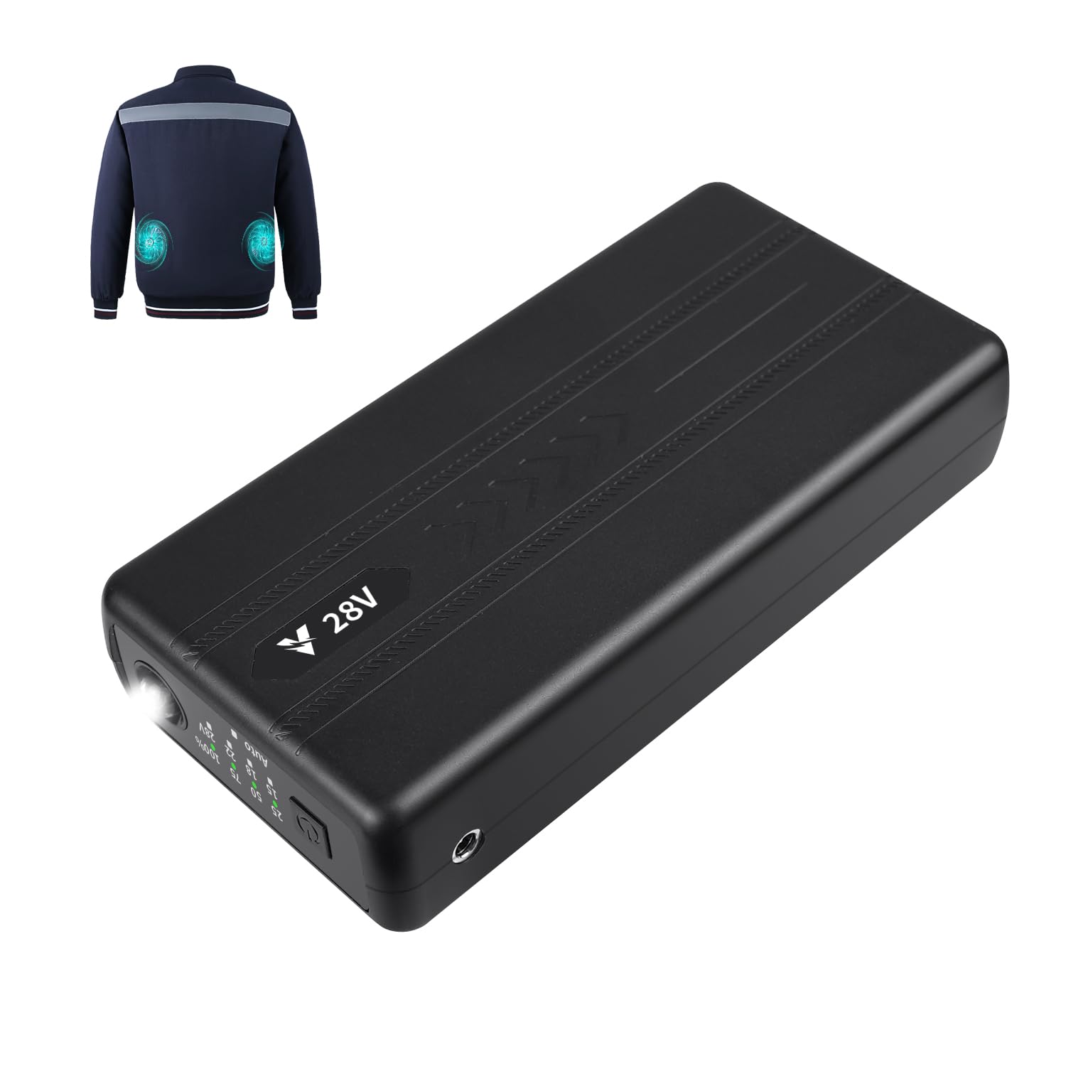 Amazon | Voango 空調作業服 バッテリー 【業界最強28V高出力&26000mAh