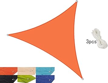 Amazon Risareyi 日除けシェード サンシェイドセイルトライアングル 防水オックスフォード布サンシェードオーニング または裏庭 パーゴラ カバー キャノピーuvサンシェード布の95 シェード オーニング Risareyi サンシェード シェルター