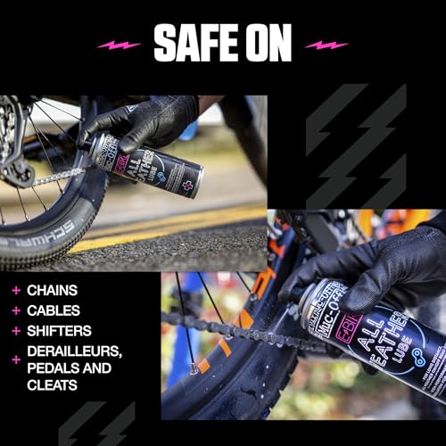 Muc Off E-Bike All-Weather Chain Lube Allwetter- Kettenöl, 250 ml - Premium E-Bike Kettenfett… – Ansicht 4