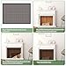 Fireplace Screen Safe Mesh Gate Mesh Screen Child Proof Existing Fireplace Barrier Guard Net Adhesive Cover Fire Place Doors for The Living Room Indoor Toddler Baby Pets 39 * 32inch