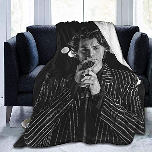 XZHYMJ Sherpa Blanket Living Blankets Mantas de Peluche Harry Styles 3 Manta de Forro Polar ultrasuave Manta de Felpa de Franela de Terciopelo 50 x 40 Pulgadas Cover