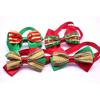 Amazon | クリスマス専用☆ペットトリミングリボン チョーカー