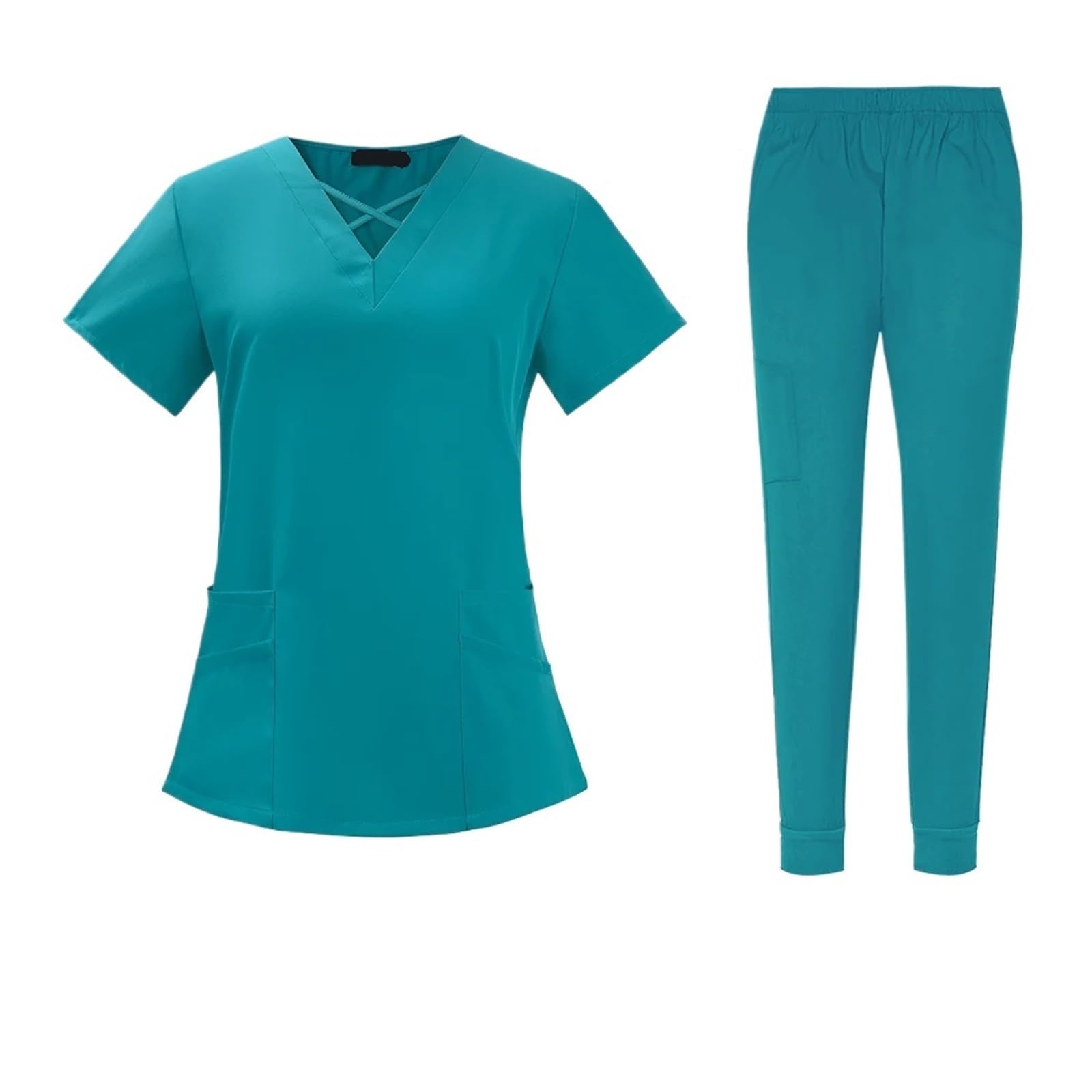 Pijama Enfermera Mujer Uniformes de enfermería for Mujer, Conjunto for Hombre, Tops y Pantalones for Correr, Ropa de Trabajo for médico, Sala de Operaciones de Tela Fina, liquidación