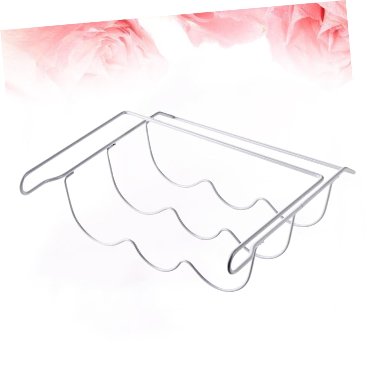 Garneck Organizer Frigorifero in Ferro Bianco Portabottiglie e Porta Lattine, Resistente alla Ruggine e Salvaspazio per Cucina e Frigorifero