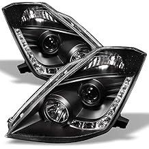 AKKON - For 2006-2009 Nissan 350Z Z33 Fairlady DRL Projector Headlights
