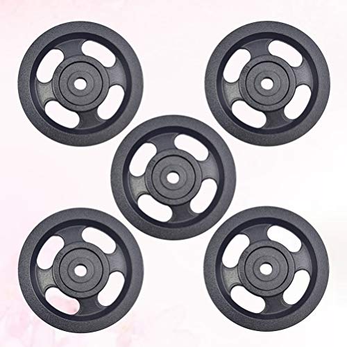 CLISPEED 5 Pcs Rolamento Polia Roda Cabo Equipamento de GinÃ¡stica Parte Cabo GinÃ¡sio Fitness MÃ¡qu