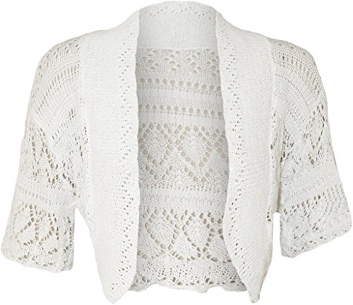 Chaqueta torera de punto para mujer que cubre hombros con elegancia