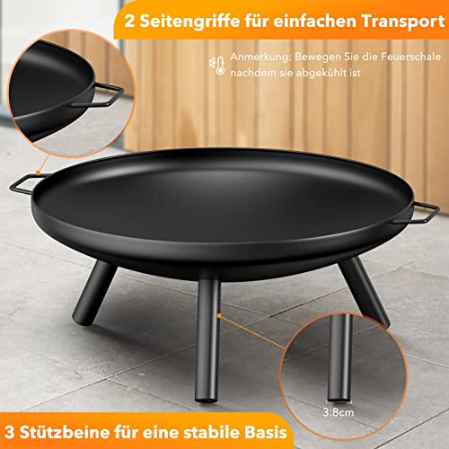 Feuerschale 60 cm für Garten und Terrasse