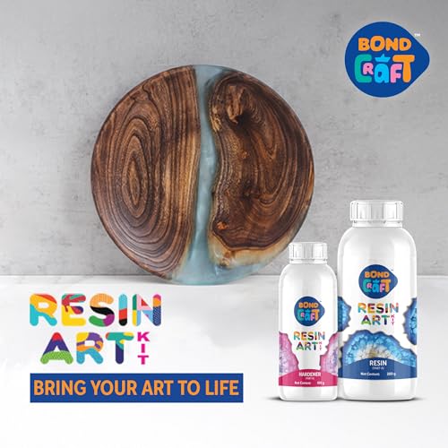 Image of Epoxy Resin Art 300 gm|Crystal Clear 2-Part Liquid Epoxy for DIY Crafts, Jewellery, and Casting Projects | Glossy Finish, Bubble-Free, UV-Resistant, Self-Levelling Resin