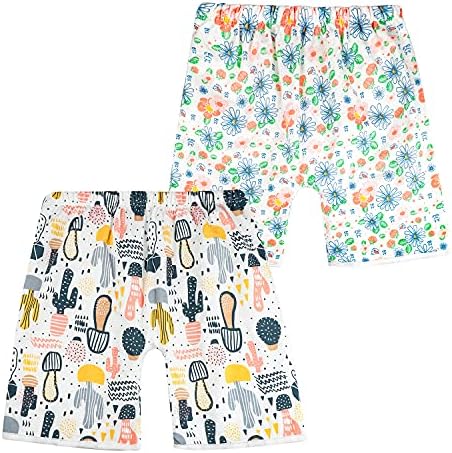 MooMoo Baby New Diaper Pants for Potty Training Leakproof Toddler Training Underwear for Baby Girls (4-8 Years, D)