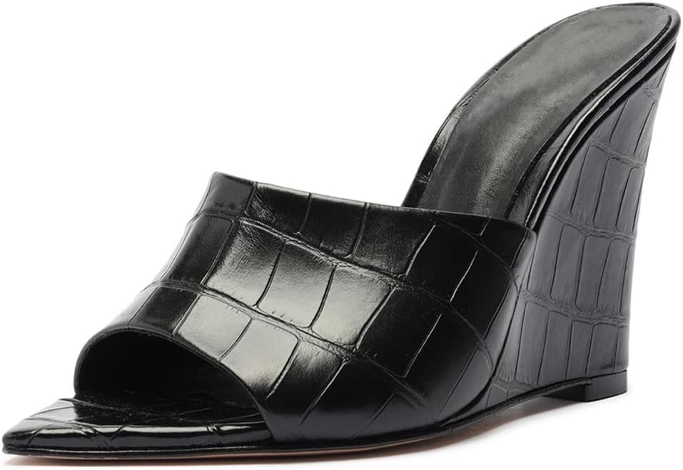 Women's Wedge Heeled Sandals, -0066 Open Toe Open Toe High Heel Sandals, Size 2-13