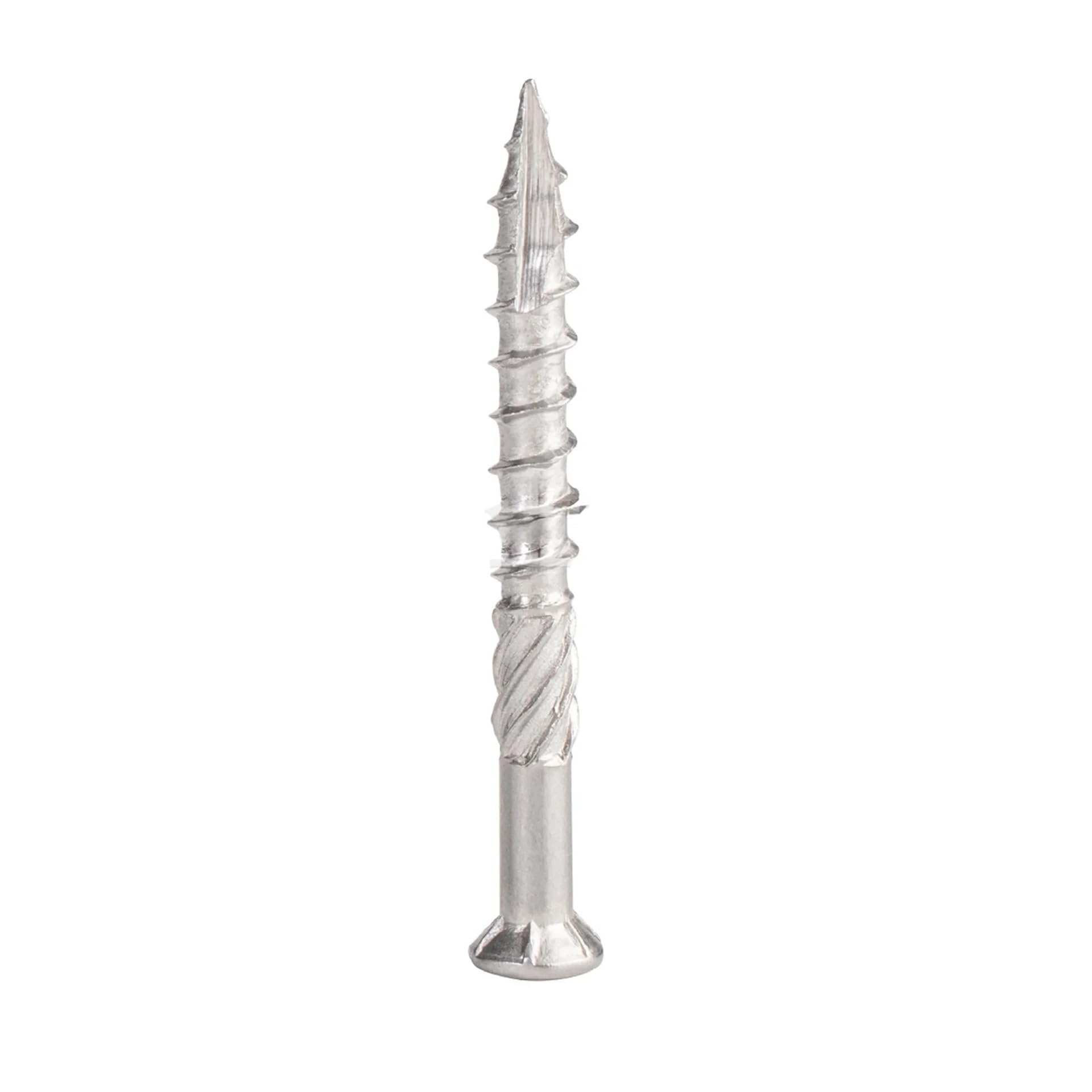 Tornillos de cubierta de acero inoxidable | 5 mm x 40-80 mm for carpintería en terrazas: sujetadores for exteriores(100pcs,5mm-60mm)