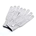 Pair of Silver Conductive Massage Gloves With Adapter Lead wires For Tens/Ems Machine