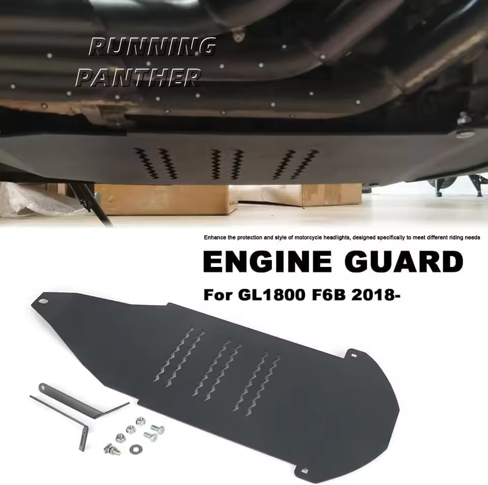 Motorcycle Accessories CNC Aluminum Durable Motorcycle Engine Chassis Cover Suitable for Honda GL1800 F6B 2018- Chassis Cover