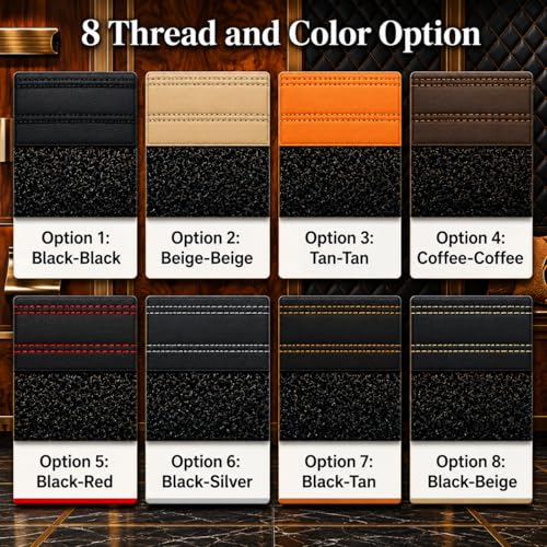 Image of Autofurnish Premium 9D Car Mat Full Set for Mahindra XEV 9e 2025 || Luxury Leather Dual-Stitch Full Set 9D Car Floor Mat || 100% Waterproof || Color : Beige Beige