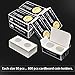 Aptbyte Coin Flips 600Pcs 12 Assorted Sizes, 2x2 inch Coin Holders Cardboard Collection Supplies Album Display Sleeves Book for Dollars, Penny, Quarter, Nickels, Bill Commemorative Coins Collecting
