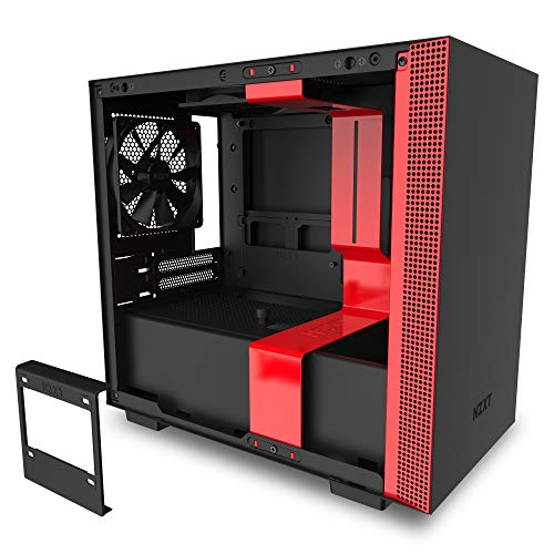 Gabinete H210 Black/Red - Ca-H210B-Br, Nzxt, 32352