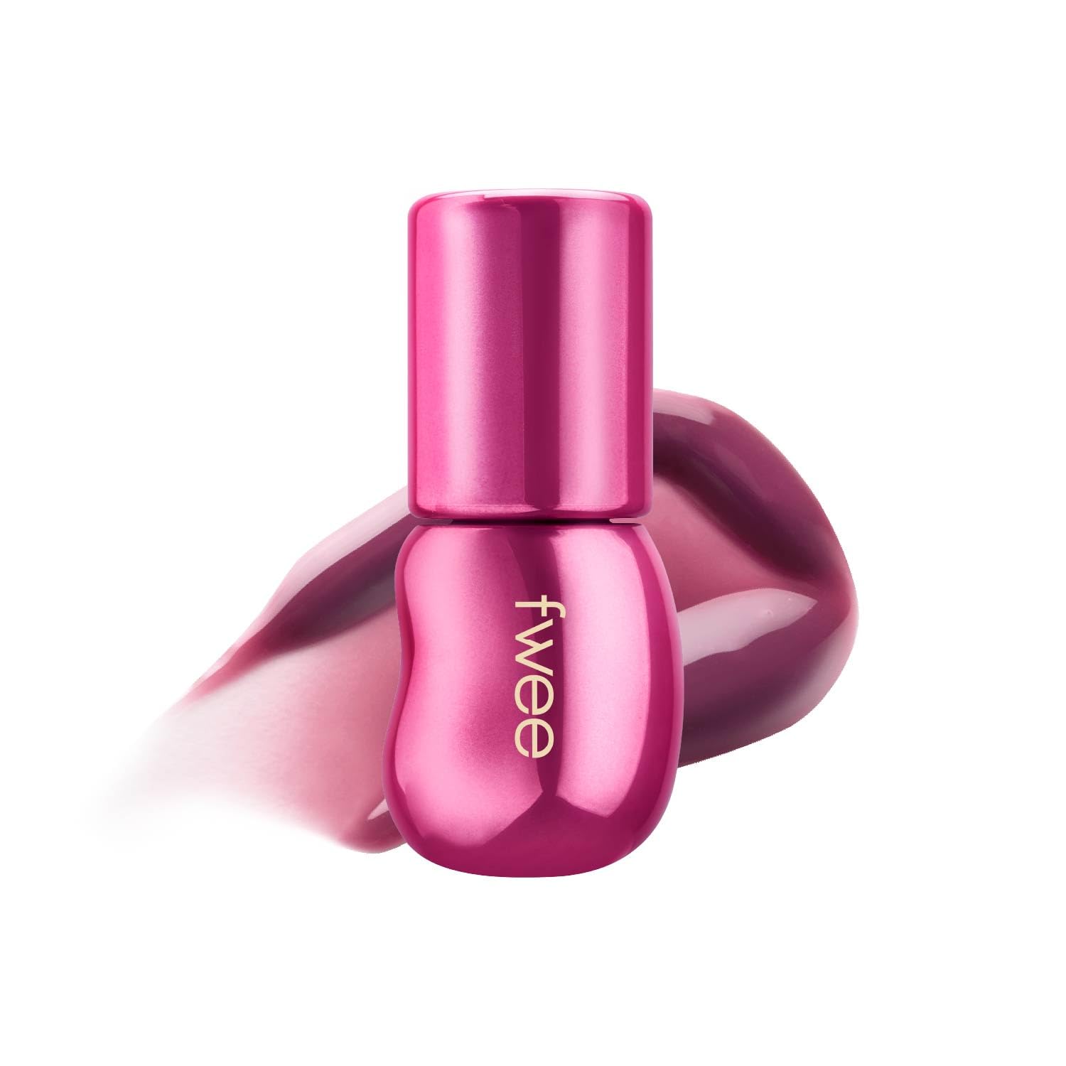 fwee 3D Voluming Gloss 70% (Rich) | Taro 70% | High Shine, Non-​Sticky Lip Gloss for Makeup | Long-​Lasting, Moisturizing Gel Formula | 30%, 70% Pigment Options | 5.3g