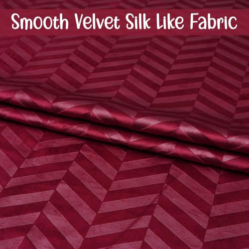 Image of 100% Room Darkening Long Door Curtains 9 Feet, Maroon