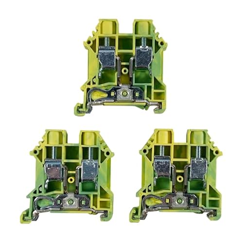 International Connector Dinkle Dk10N-Pe Din Rail Terminal Ground Block Parafuso Tipo Ul 6-16Awg, Pac