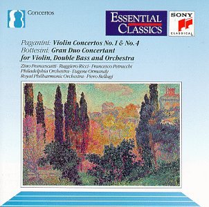 Paganini: Violin Concertos No 1 & No 4; Bottesini: Gran Duo Concertant [Audio CD]