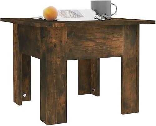 Miniatura 4 de Mesa de centro, elegante mesa de café, mesa de café adecuada para sala de estar, oficina, balcón, estudio, sala de estar familiar, roble ahumado,