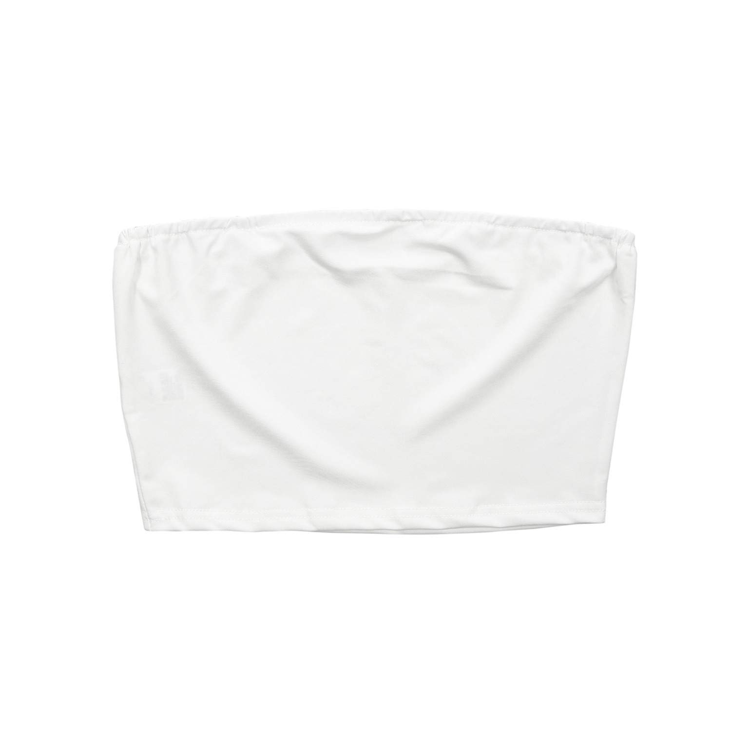 Sexy Casual Strapless Tank Top Women Bustier Boob Tube Crop Top Stretch Bralette Bras Pullover Corset Tops