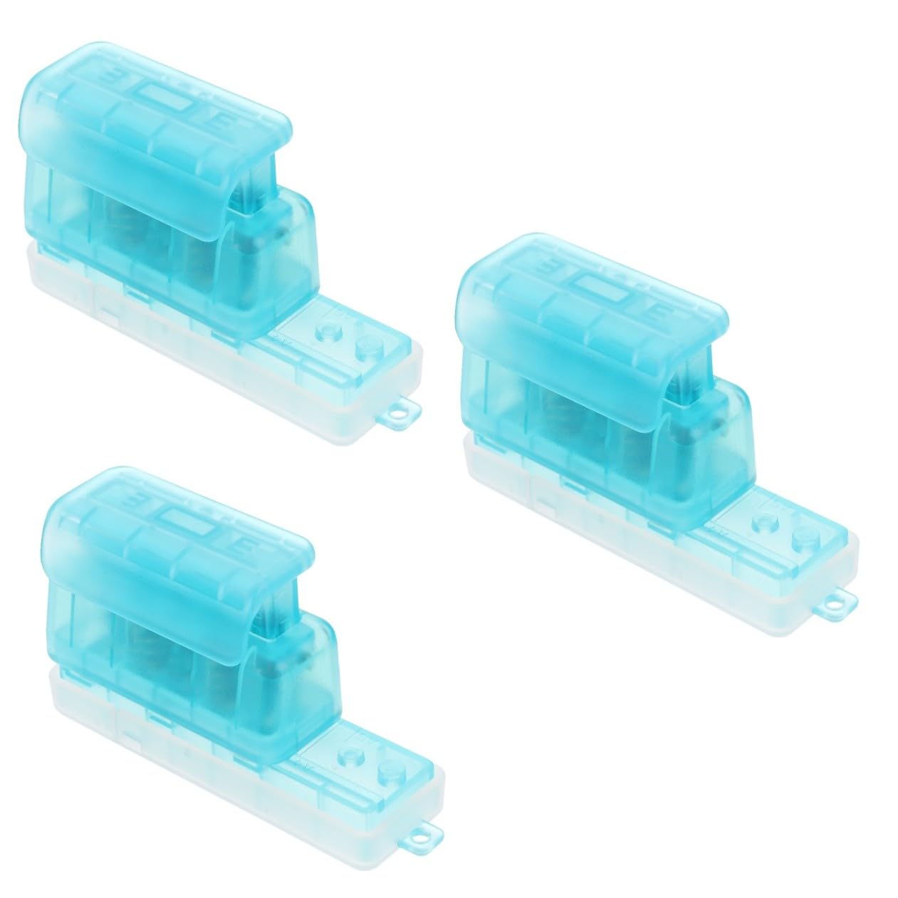 STOBOK 3pièces Perforateur à Main Transparent Outil De Perforation Manuel Pour Papier Carton Et Artisanat Matériaux De Reliure Pour Bureau Et École