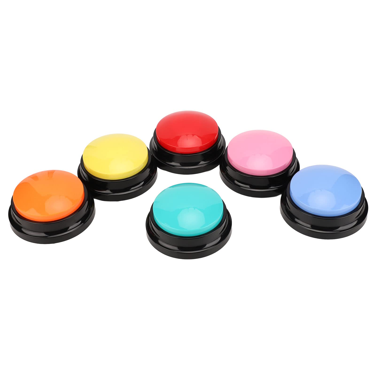 Yunseity 6 Paquetes de Botones Grabables de Voz de 30 S, Botones de Entrenamiento de Perros para Comunicación, para Enseñar a Tu Perro lo Que Quieren.