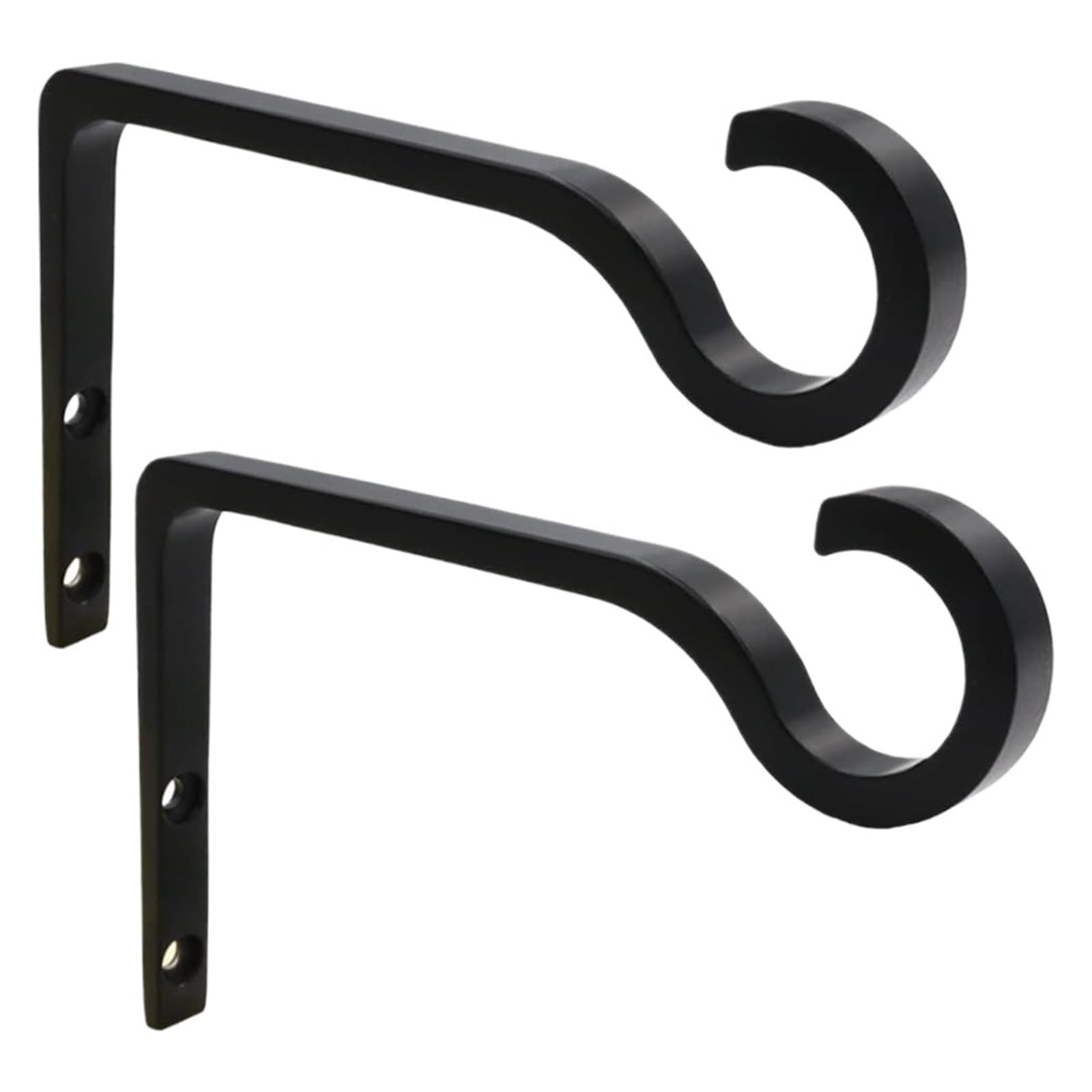 HUWOYG 2 Pcs Hanging Plant Bracket 6inch Metal Hook Wall Hanger for Lanterns Bird Feeder for Plants