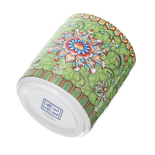GRIRIW De Té Tetera Térmica Botes De Cafe Te Frasco Hermético Organizador Café Organizador De Bolsitas De Té Hermético Bienes Linda Tetera Estaño Infusor Avena Green Cerámica