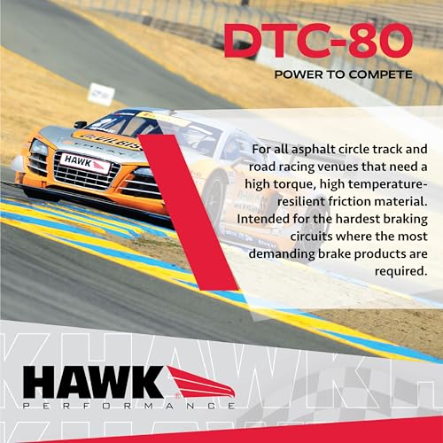 Image of Hawk Performance HB711Q.661 DTC-80 Motorsport Brake Pads