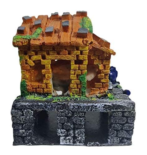 GAURVI ENTERPRISES Antique Pillar House Aquarium Decoration Accessories | Fish Tank Ornaments (Multicolor) (B0D7M2RY99) Amazon Price History, Amazon Price Tracker