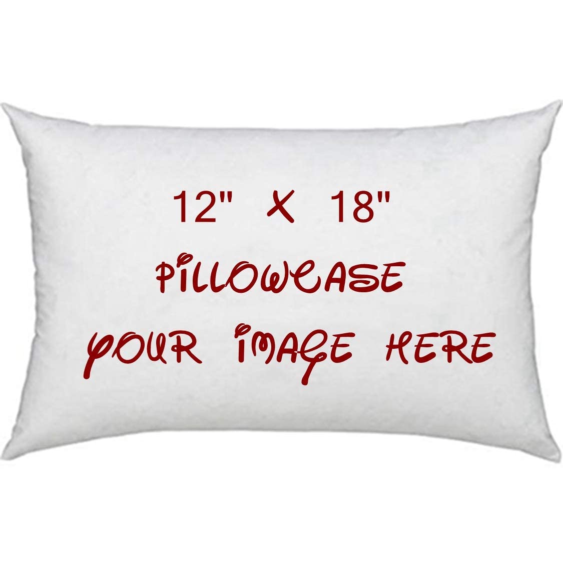 Mr.panda White Custom Throw Pillow Cover With Image Or Text, Velvet Decor Personalized Pillowcases Double-Sided Printing, Customize Photo Pet Pillow, Christmas, Anniversary, Valentines Day, Birthday, Moms Gifts