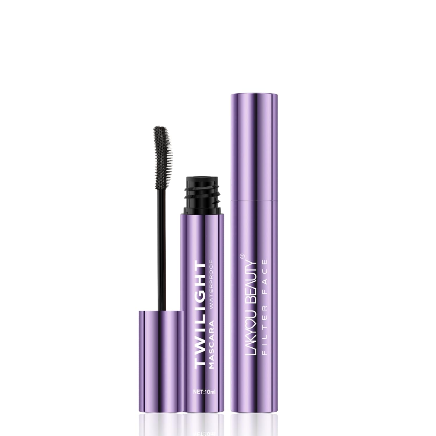 Twilight Waterproof Mascara | Long-Lasting Volume & Definition | Smudge-Proof & Waterproof | Intense Black Lashes (Pack of 2)