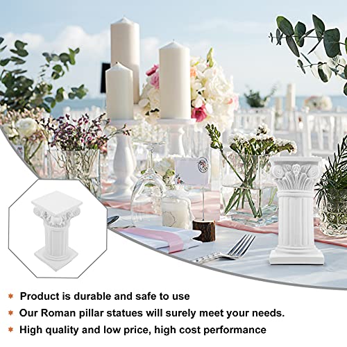 Nuobesty Roman Pillar Greek Column Statue Resin Stand Greek Column Resin Statue Figurine Sculpture Sand Table Game Decor For Indoor Outdoor Home Garden Decoration #TOP3