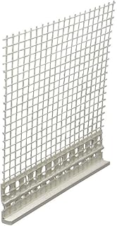 25 x Handelskönig PVC Abschlussprofil 6 mm je 200 cm = 50 m Abschluss Kantenprofile Fassade WDVS mit Gewebe Putzprofil