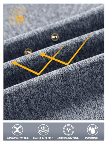 NORTHYARD Men's Running Athletic Shirts Long Sleeve Quick Dry Workout Gym Shirt Lightweight UPF 50+ Fishing Hiking Rash Guard4