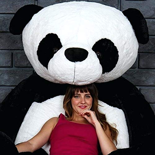 Image of Giant 6.5 Feet Panda Bears 78 inch White & Black for Girlfriend, Valentine's & Wedding