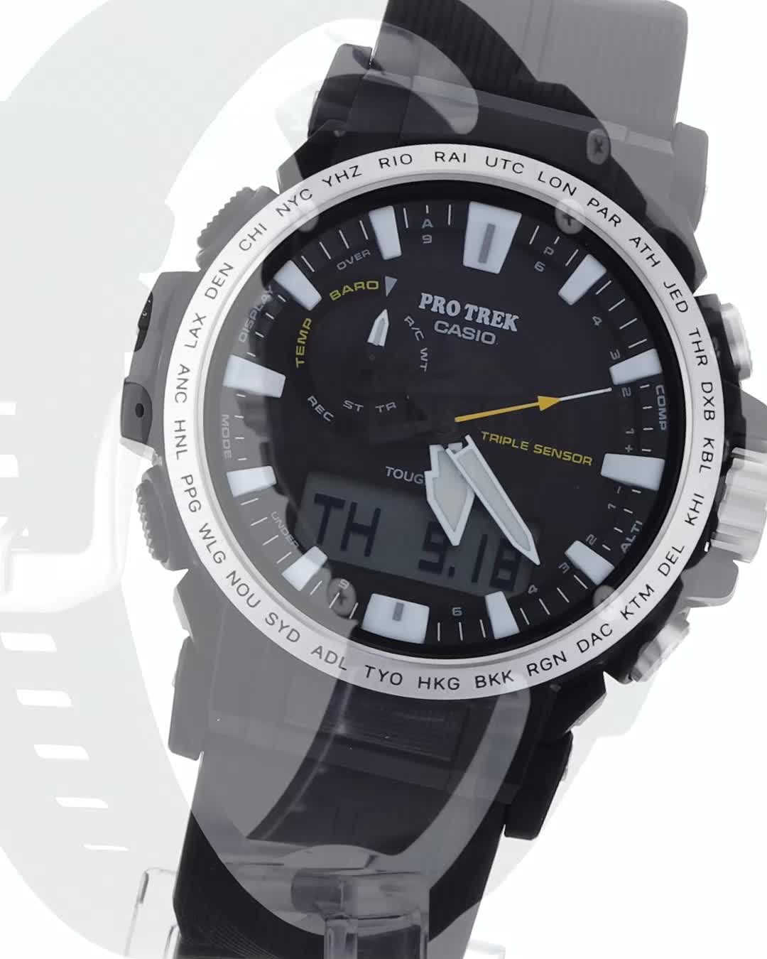 CASIO PROTREK PRW-61Y-1BJF 黒 本体のみ 美中古品 PRO TREK カシオ