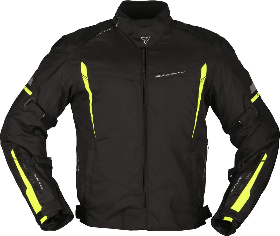 Modeka Aenergy kurtka tekstylna motocyklowa, czarna/neon S