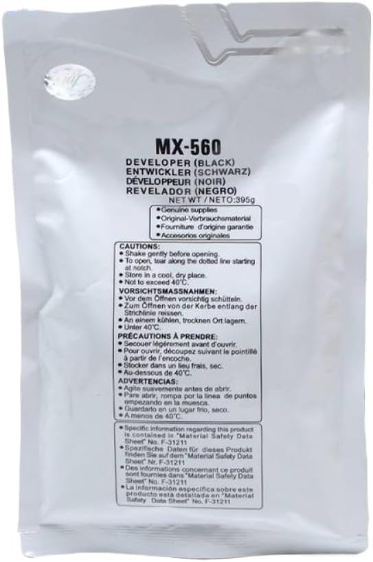 Developer Material Compatible with MX560 MX 560CV 561AV 3608 4608 5608 5658 B4621 5621(Developer)