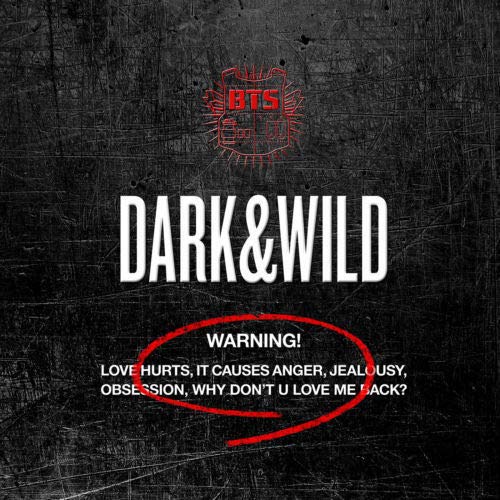 BigHitBTS Bangtan Boys - Dark & Wild (Vol.1) 1CD+100p Photobook+2Photocards+Double Side Extra Photocards Set