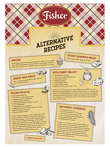 Fisher Beer Bread Mix, 19 Ounce Bags (4 Ct) Per Box (4 Count (Pack Of 1)) #TOP1