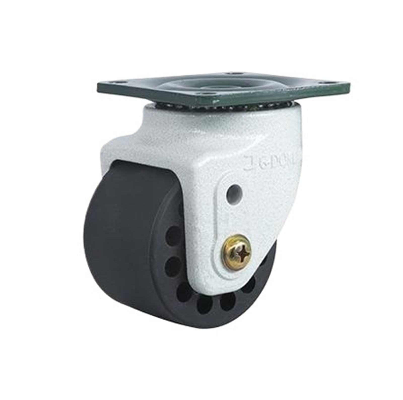 MXXDMOPD 1 Pack Silent Caster 3 Inch Fuma Wheel High Precision AGV Universal Robot Heavy Duty Polyurethane(Swivel)