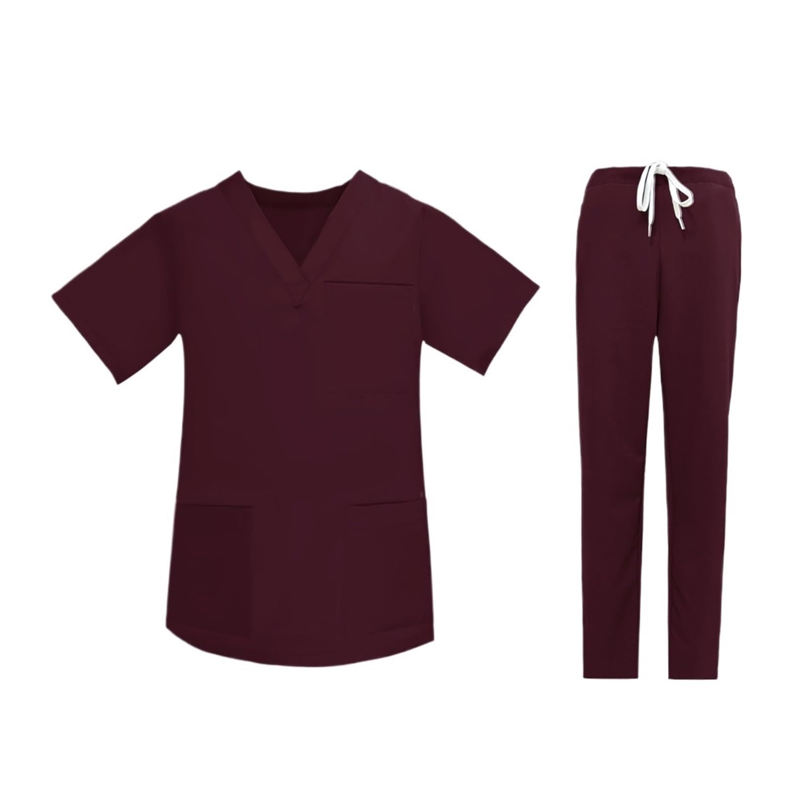Uniforme De Enfermera Uniforme médico for hombre y mujer, Tops de manga corta, pantalones, conjunto de Hospital, tienda de mascotas, médico, ropa de trabajo for cirugía Para CosmetologíA Y AtencióN Mé