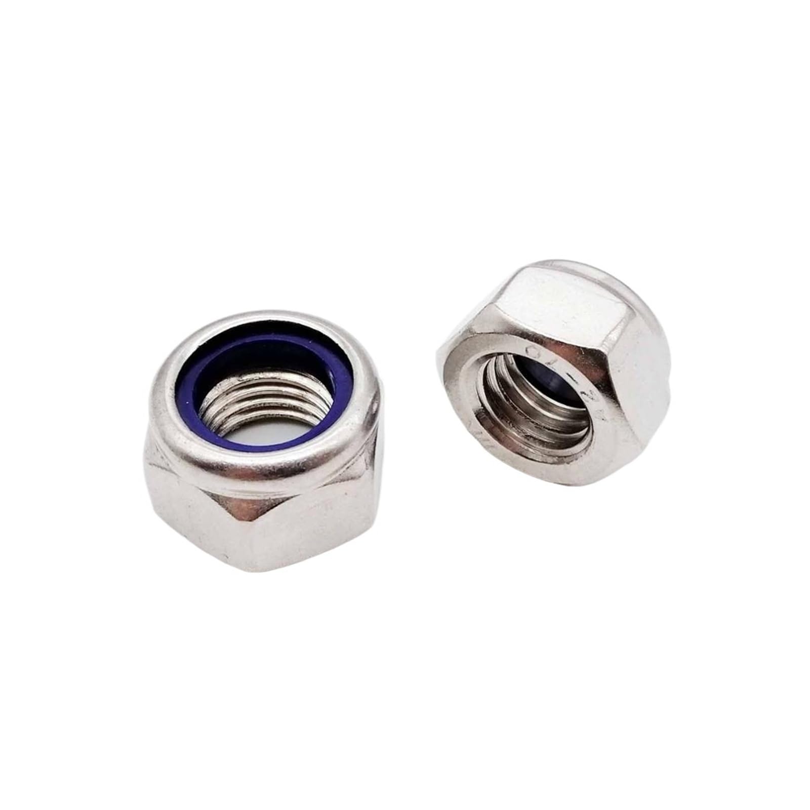 Tuerca de seguridad hexagonal negra de acero inoxidable 304 M2 M2.5 M3 M3.5 M4 M5 M6 M8 M10 M12 M14 M16 Tuerca de seguridad autoblocante(Black carbon steel,25pcs M10)